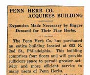 Penn Herb Company Acquires Building