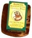 Badger Healing Hand Bar, 4 oz  & Soap Dish Gift Set (W.S. Badger Co.)