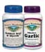 Healthy Resistance Combo: Goldenseal & Myrrh 60 Vcaps - 800mg + Garlic, 2500mg - 100 softgels (Nature's Wonderland)