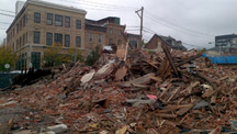 Old Penn Herb Store Demolition