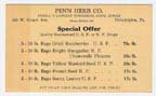 Penn Herb Postcard Circa 1935